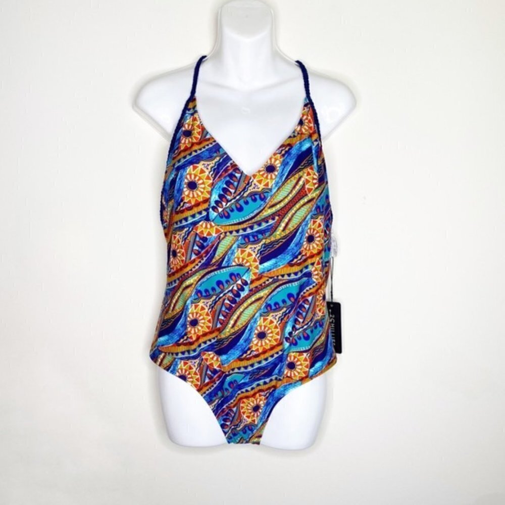 2Chillies T Strap Fiesta One Piece Swimsuit L - Picture 8 of 8